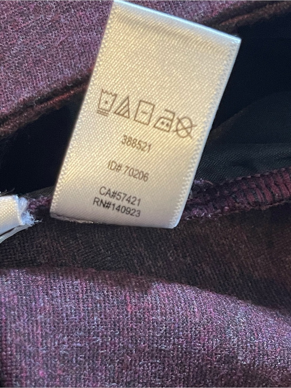 LOFT Skinny Ponte Ankle Pants - Burgundy Plum - Picture 5 of 12